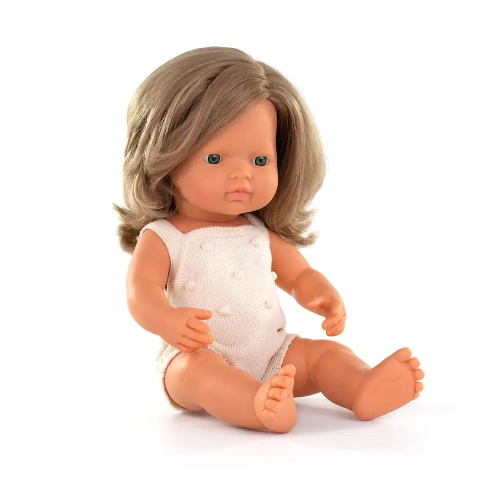 Baby Doll Caucasian Girl with Blond Hair