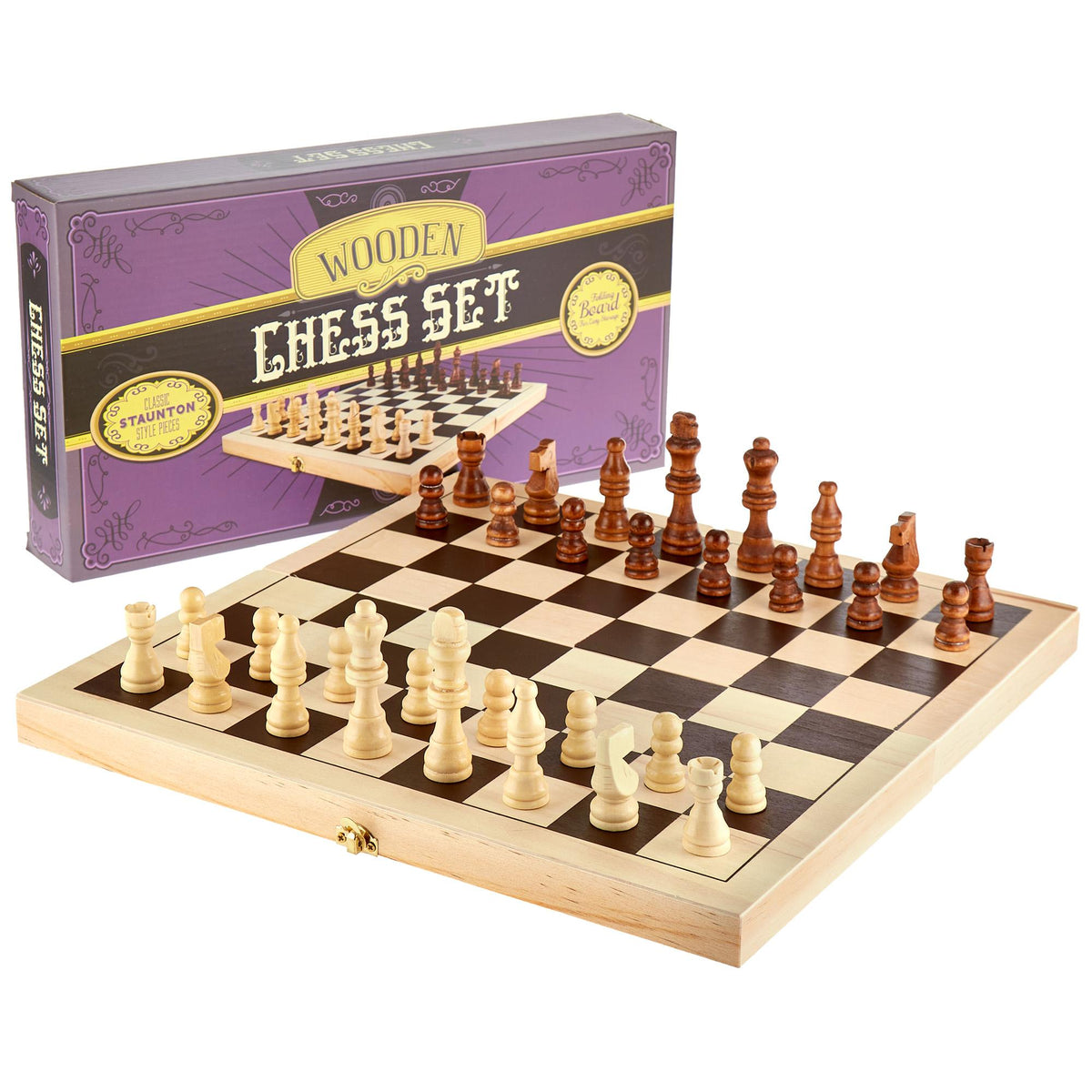 Folding Wooden Chess