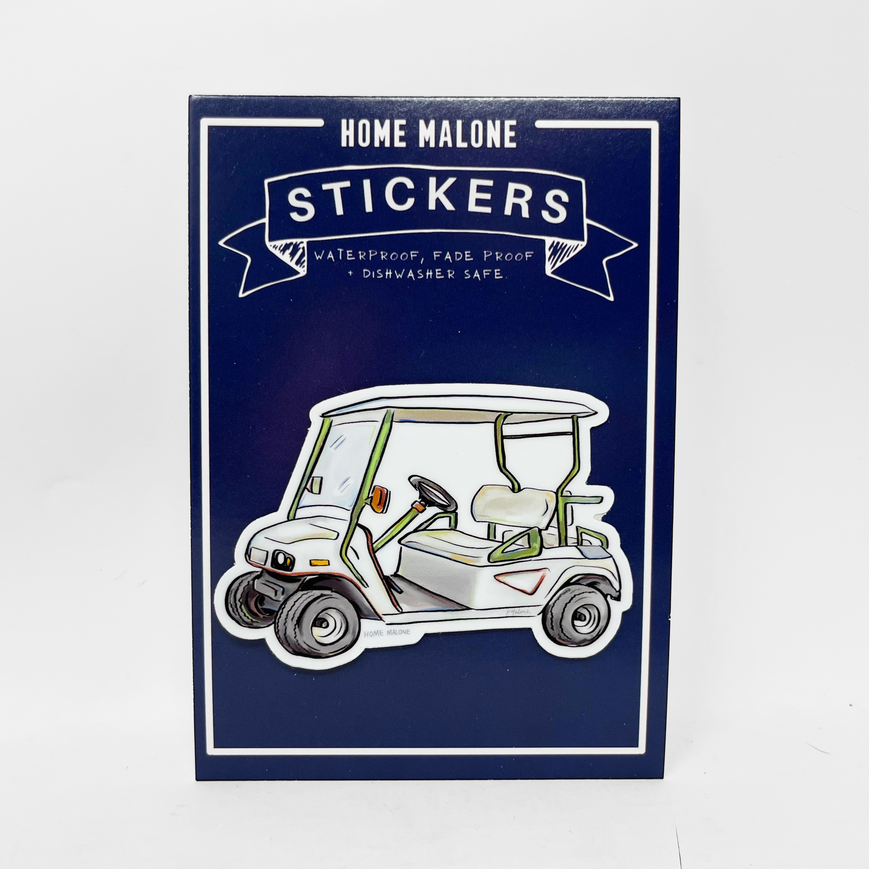 Golf Cart Sticker
