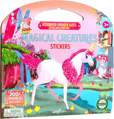 Magical Creatures Shiny Sticker Book