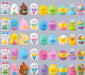Easter Rubber Characters