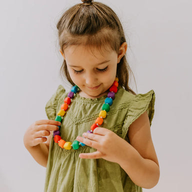 Princess and The Pea Necklace (Rainbow Bright)