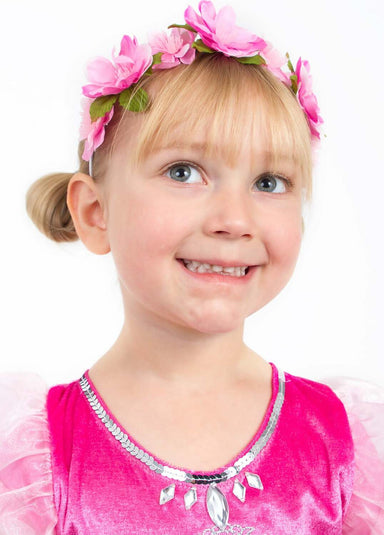 Hot Pink Flower Headband - Ages 3+