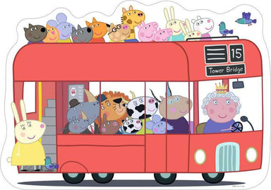 Peppa Pig London Bus Giant Floor 24 Piece Puzzle