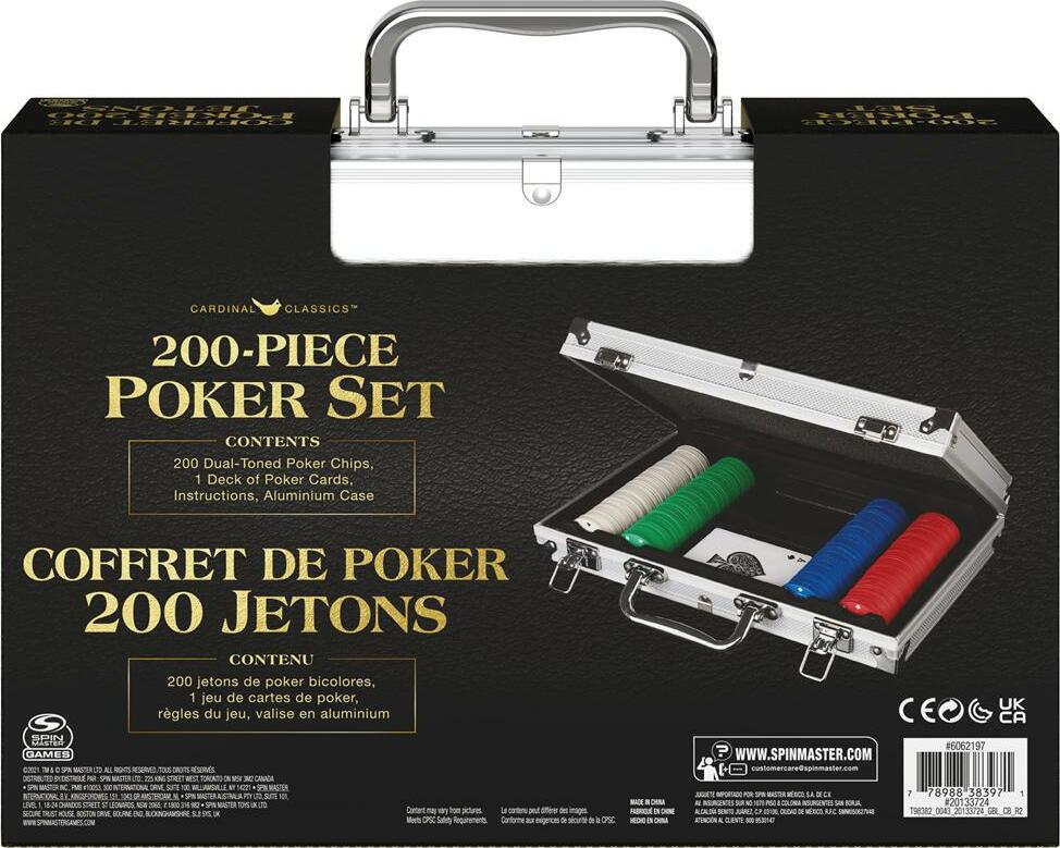 Cardinal Classics 200pc Poker Set