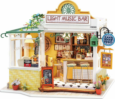 DIY Miniature Store Kit - Light Music Bar