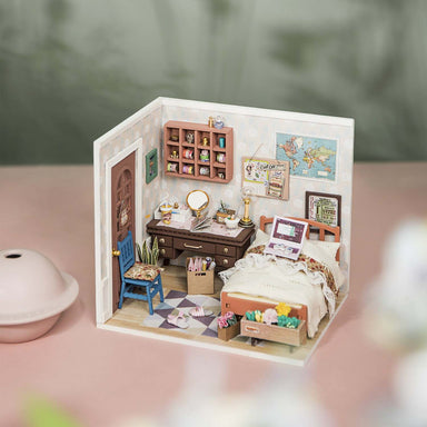 DIY Dollhouse Miniature House Kit - Anne's Bedroom