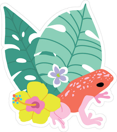 Stickers -  Floral Frog Vinyl