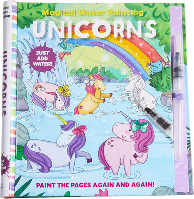 Magical Water Painting: Unicorns: (Art Activity Book, Books for Family Travel, Kids' Coloring Books, Magic Color and Fade)