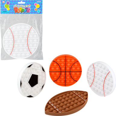 Sports Ball Bubble Poppers 6"-8.33"