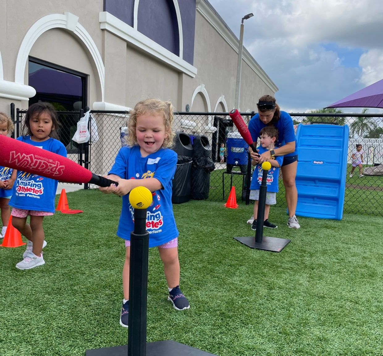 Amazing Athletes at Fantasy Island Toys!