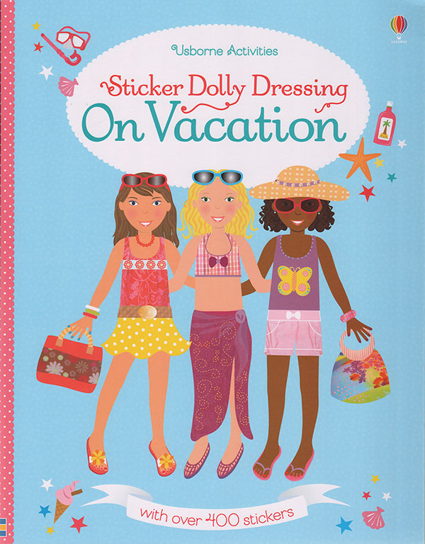 Sticker Dolly Dressing  On Vacation