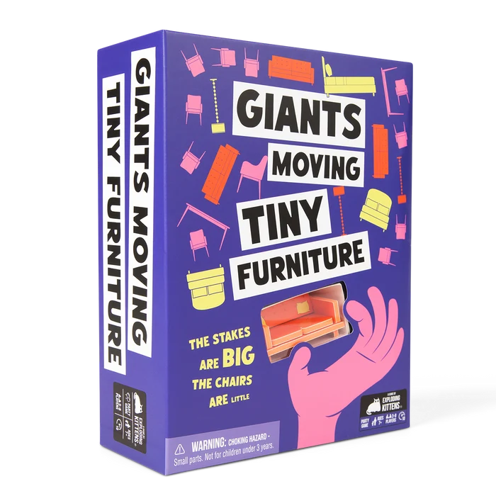Giants Moving Tiny Furniture