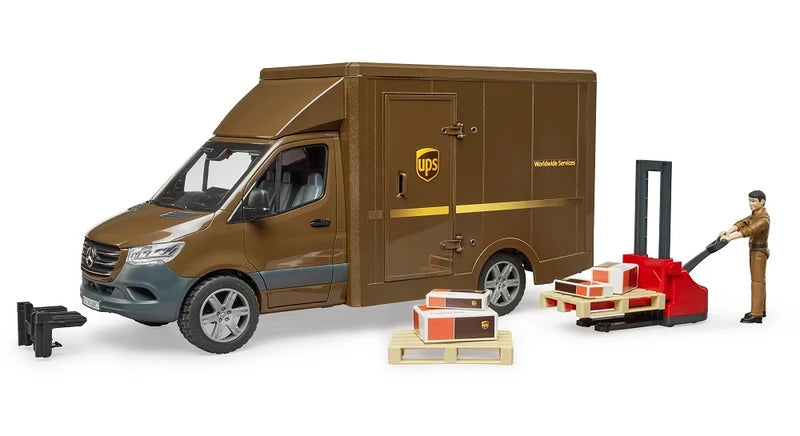 Bruder Mercedes-Benz Sprinter UPS Truck with Driver