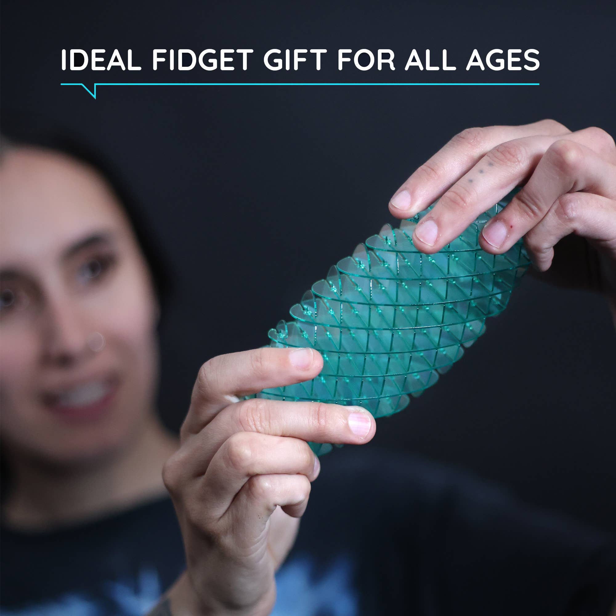 Morf Fidget Worm Blue Small