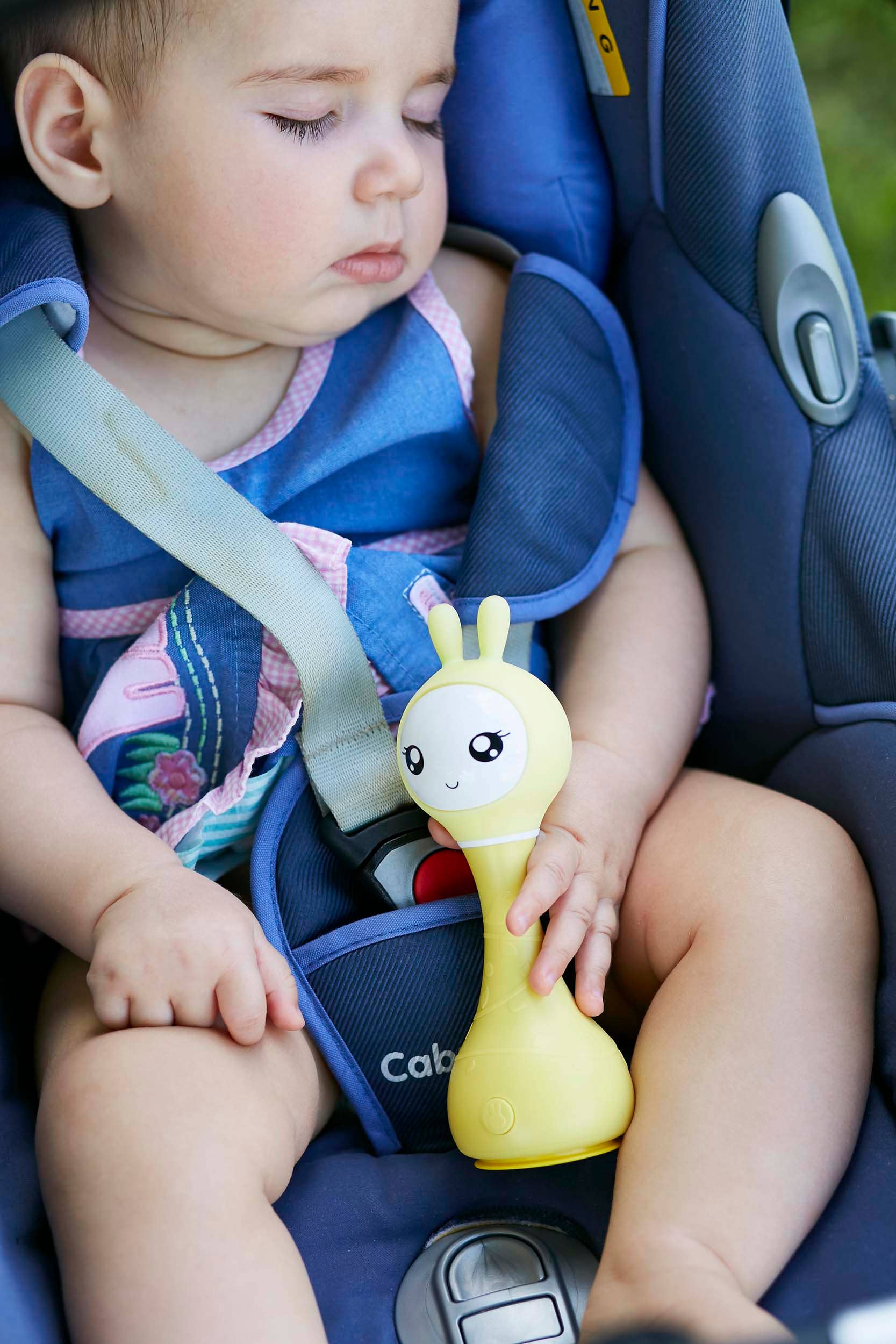 Smarty Bunny – Pink Sensory Toy with Music, Lights & Teether