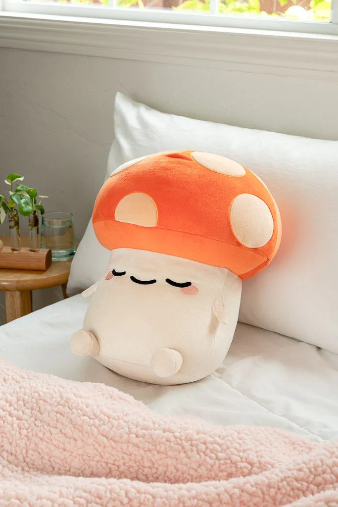 6" Michi Mushroom Mini Mochi Plush Pink