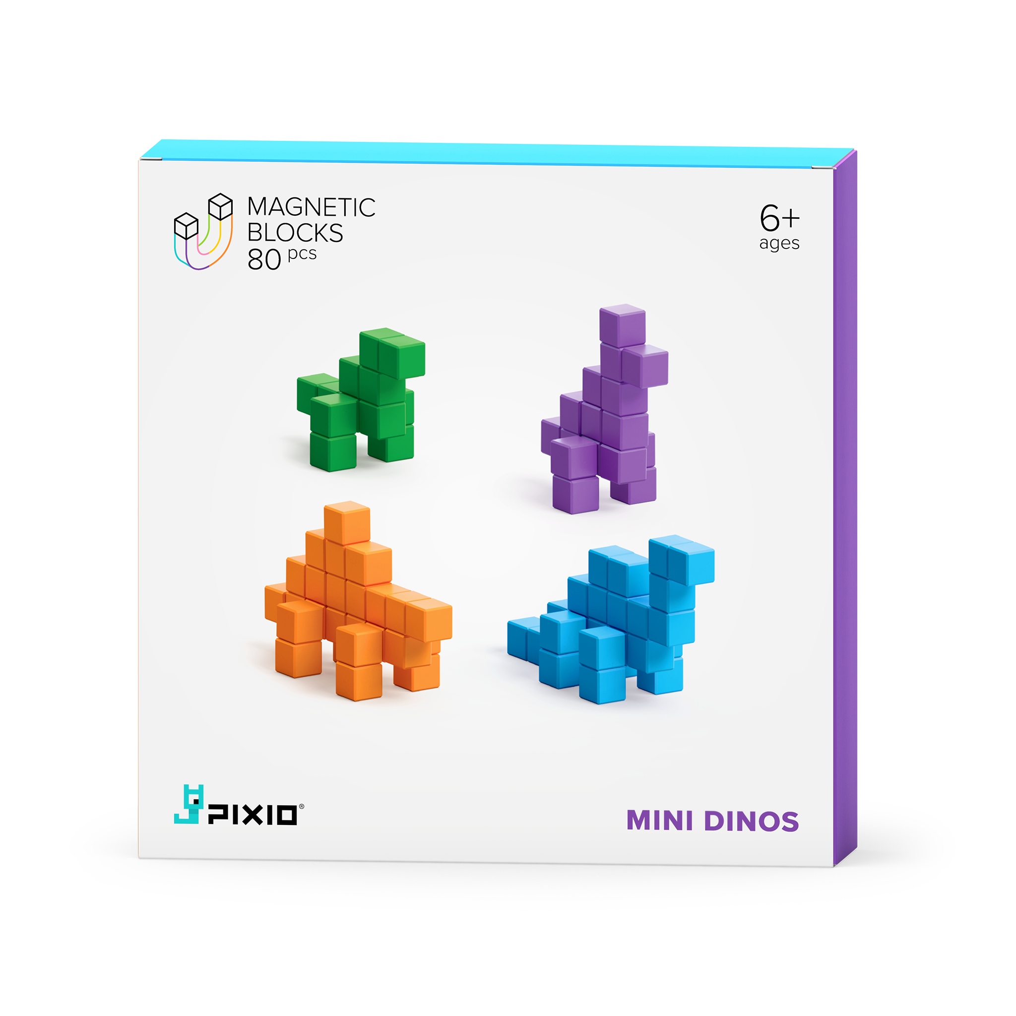 Mini Dinos - 80 PIXIO Blocks
