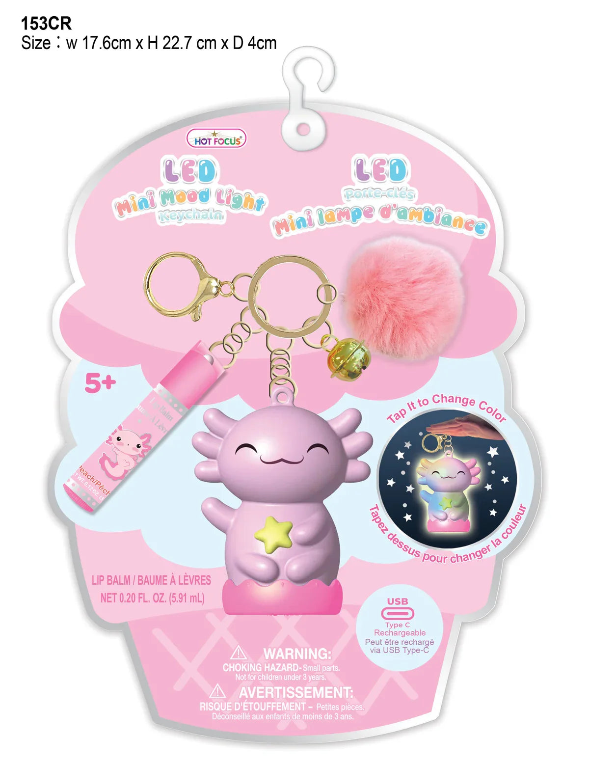 Mini Mood Light Keychain, Critter