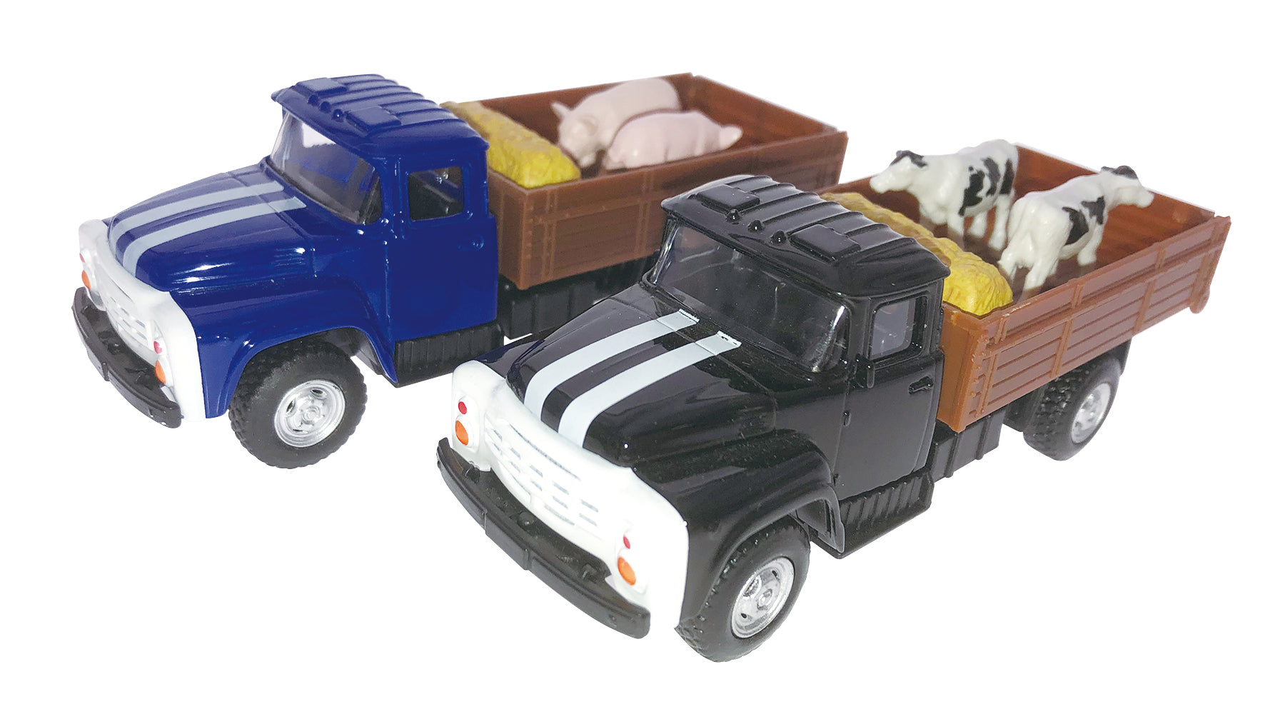 Farm Truck with Cow and Pig