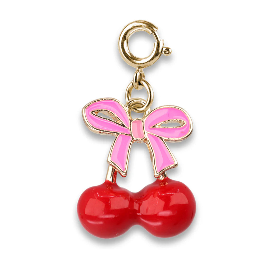 Gold Cherries Charm