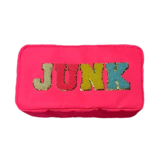 Varsity Collection Cosmetic Bag - Junk