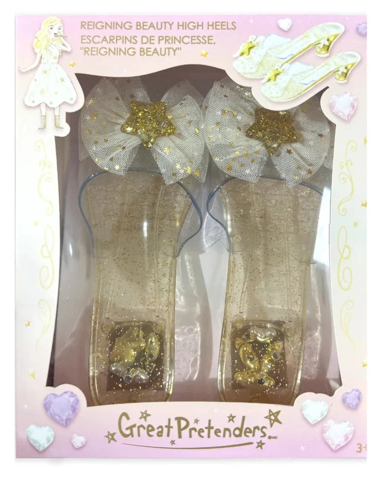 Reigning Beauty High Heels, Gold