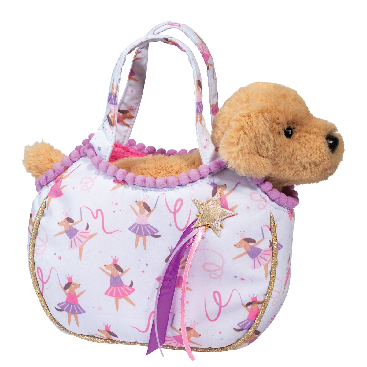Berry Sweet Sassy Sak with Golden Retriver