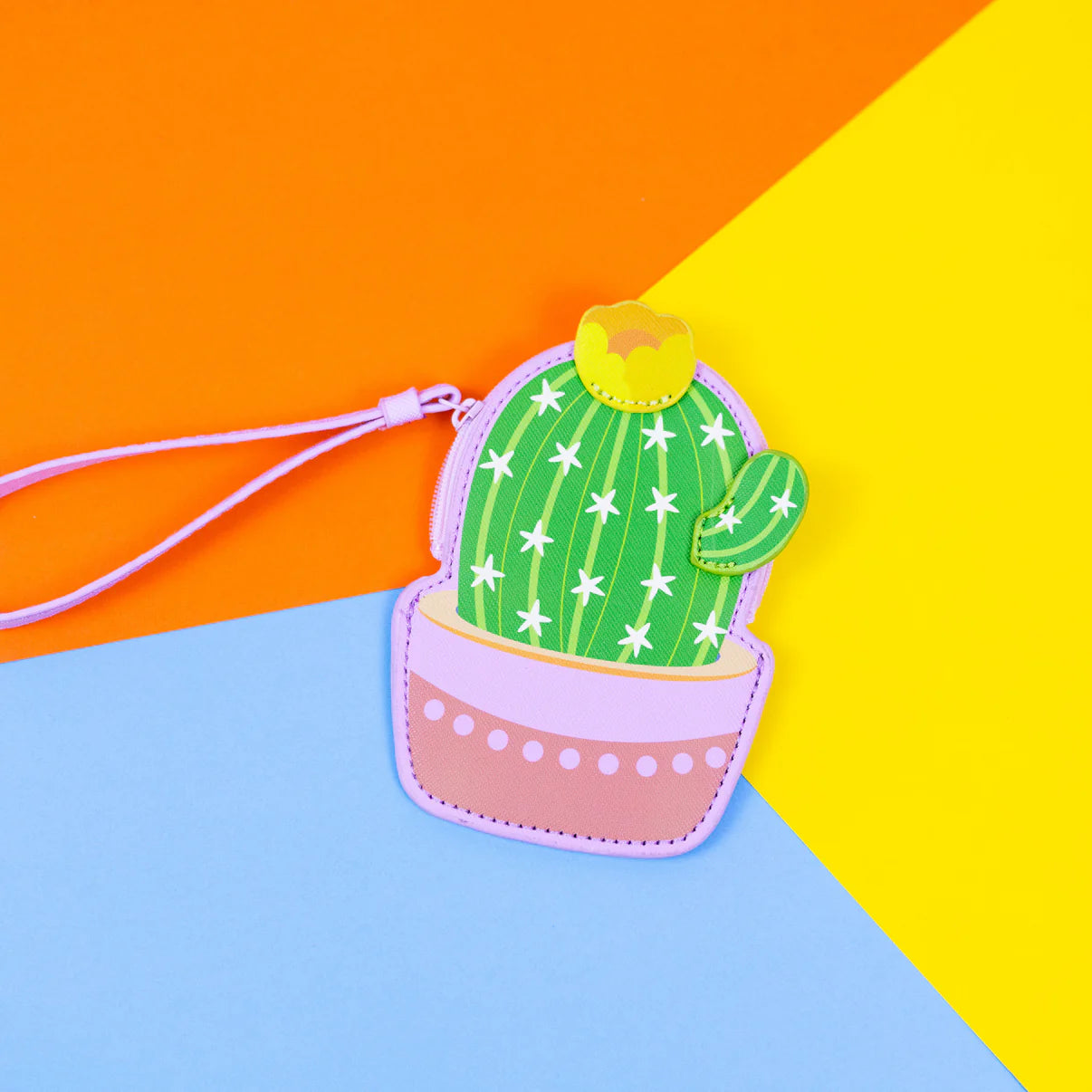 Novelty Wristlet - Cute Cactus