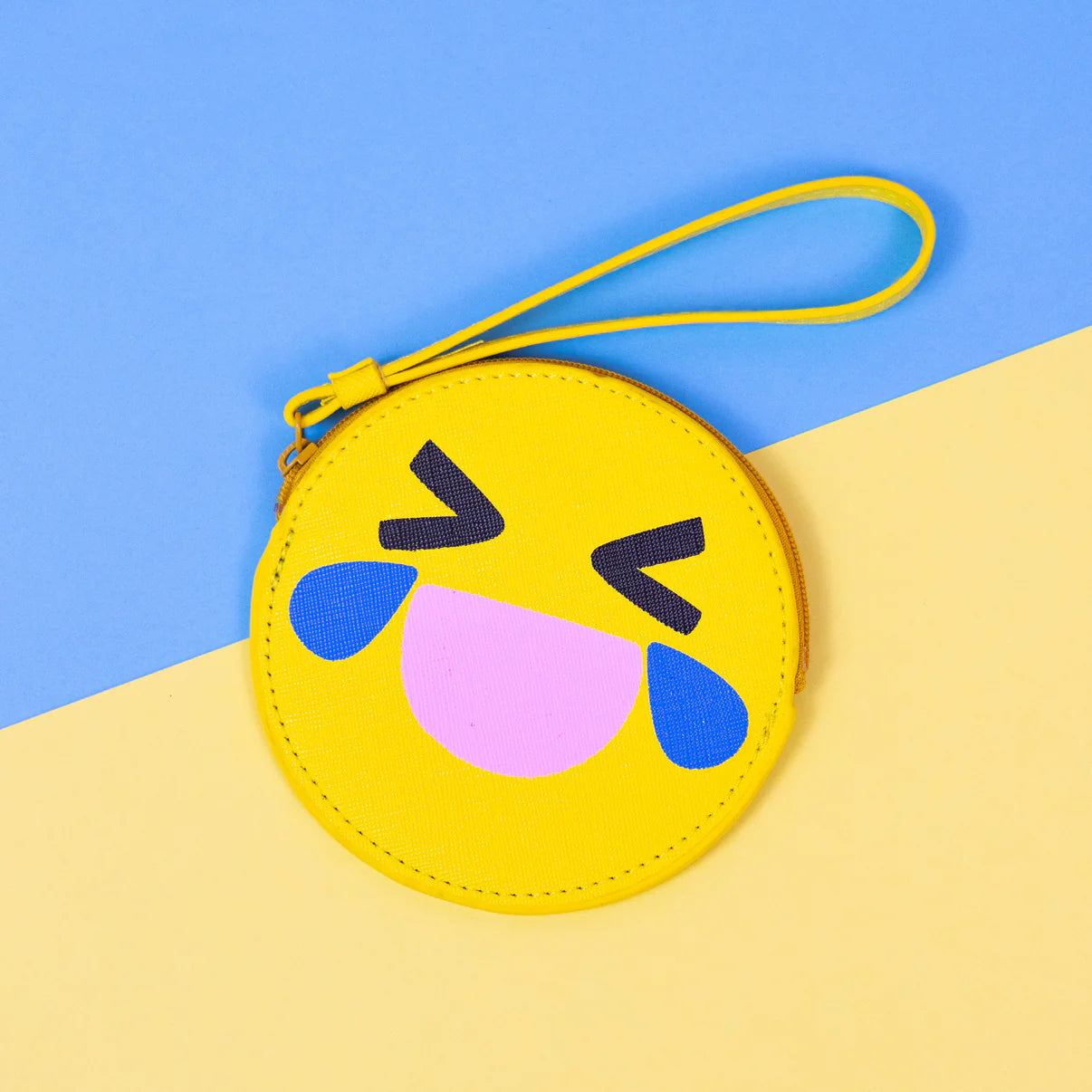 Novelty Wristlet - Tearful Joy Emoji