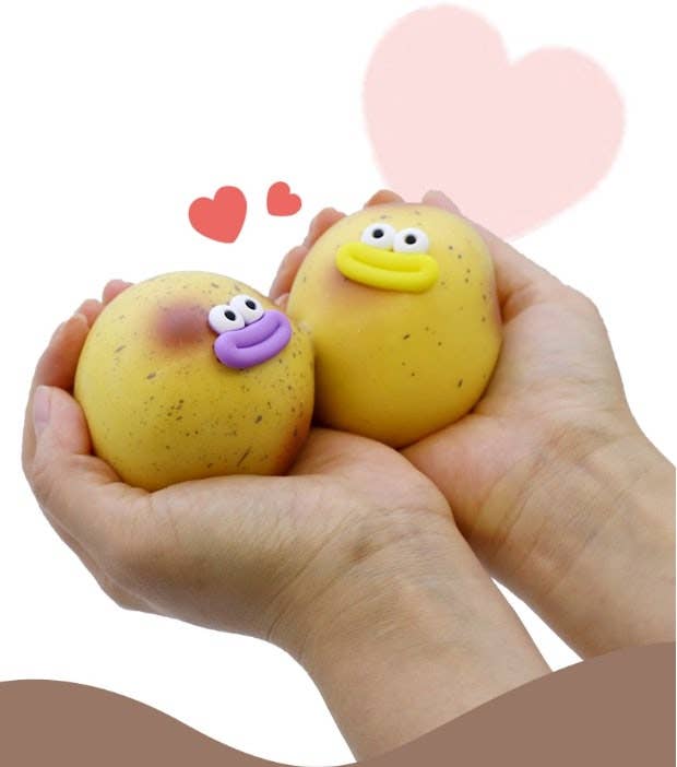 Potato Mochi Squishy (Medium) –Soft & Stretchy Stress Relief