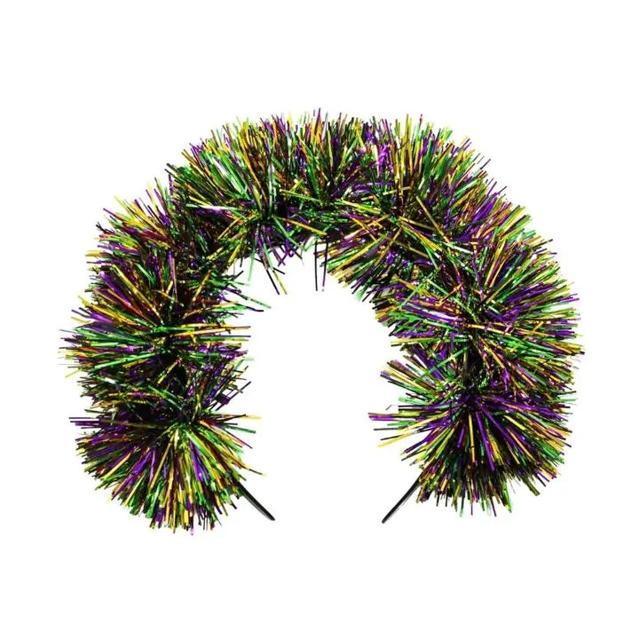 Mardi Gras Pom Pom Headband