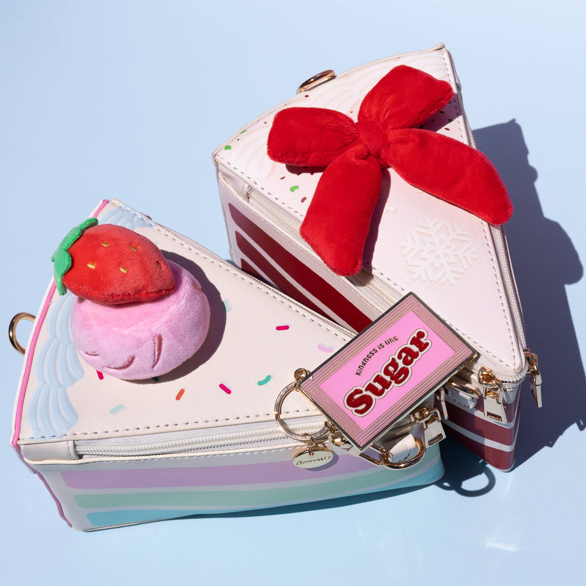 Glitter Metal Keychain - Sugar Packets