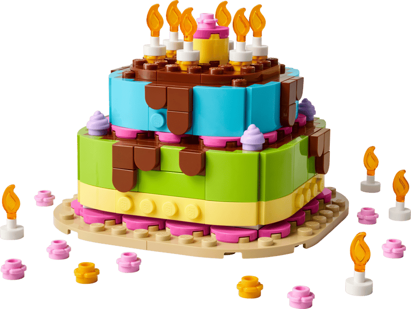 LEGO Birthday Party Cake