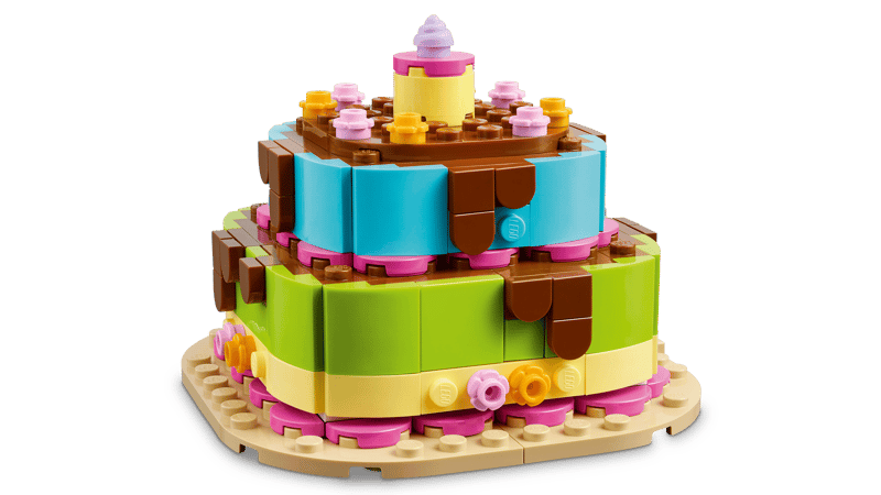 LEGO Birthday Party Cake