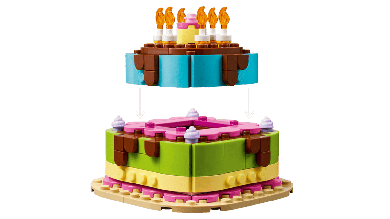 LEGO Birthday Party Cake