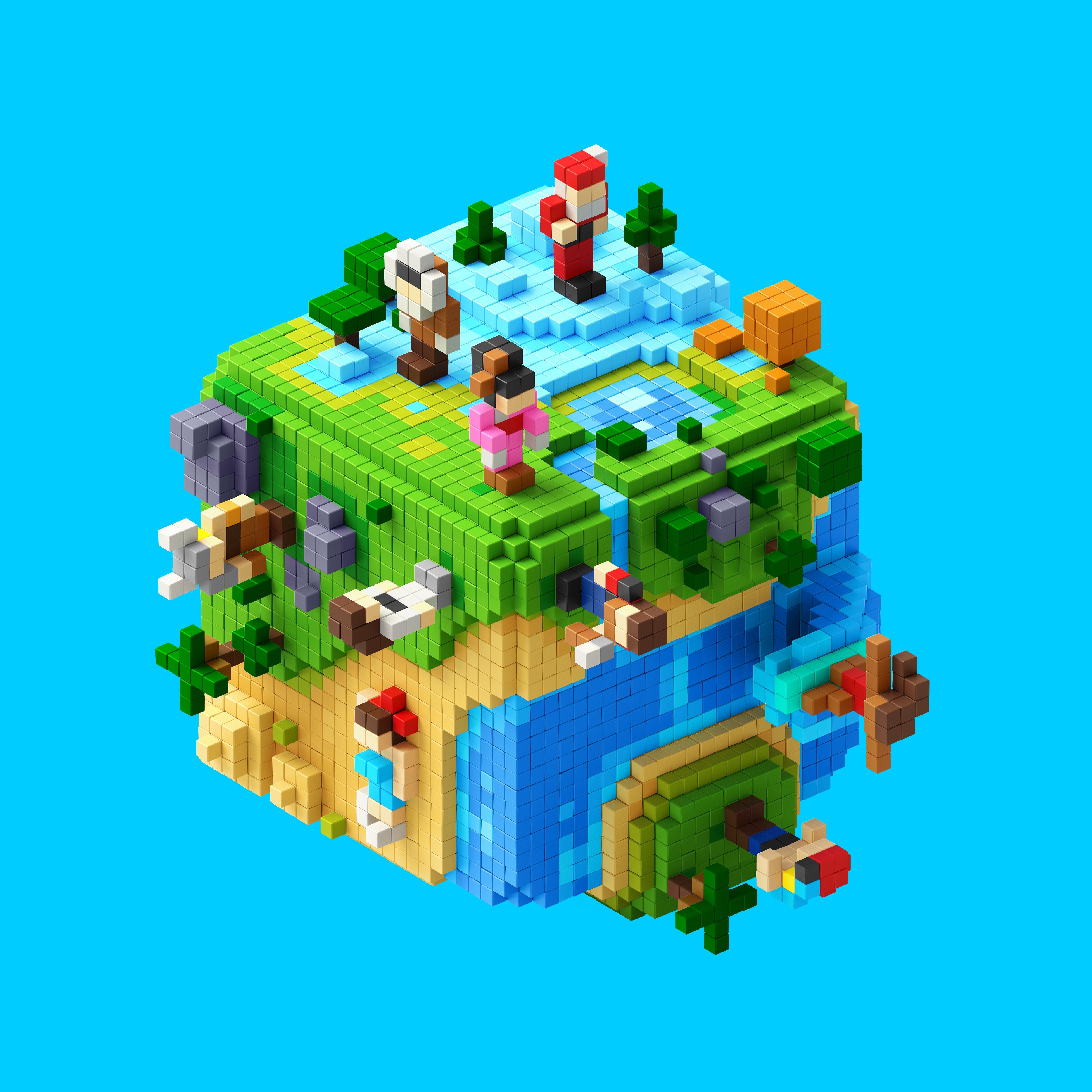 PIXIO Mini surprise figures (assorted) - 35 PIXIO Blocks
