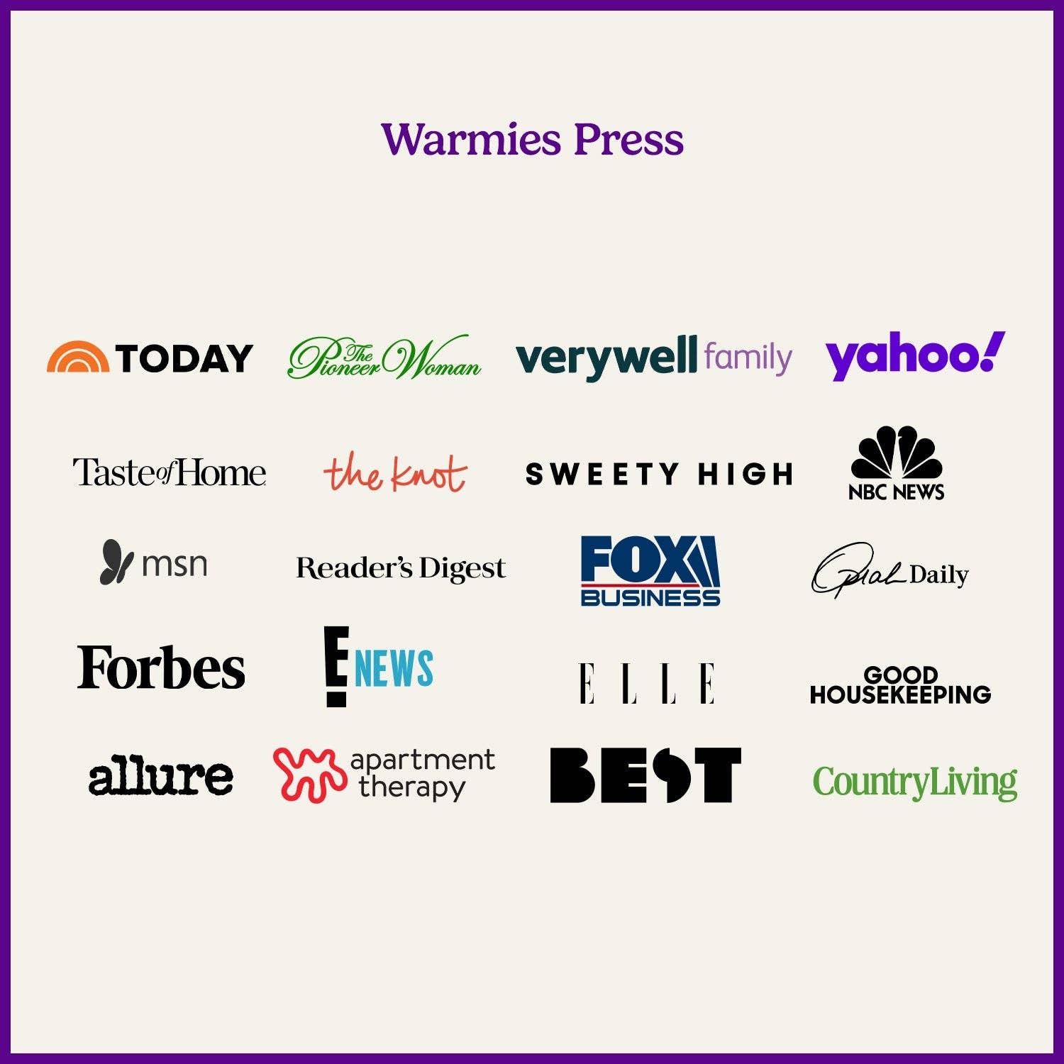 Brown Curly Bear Warmies Junior