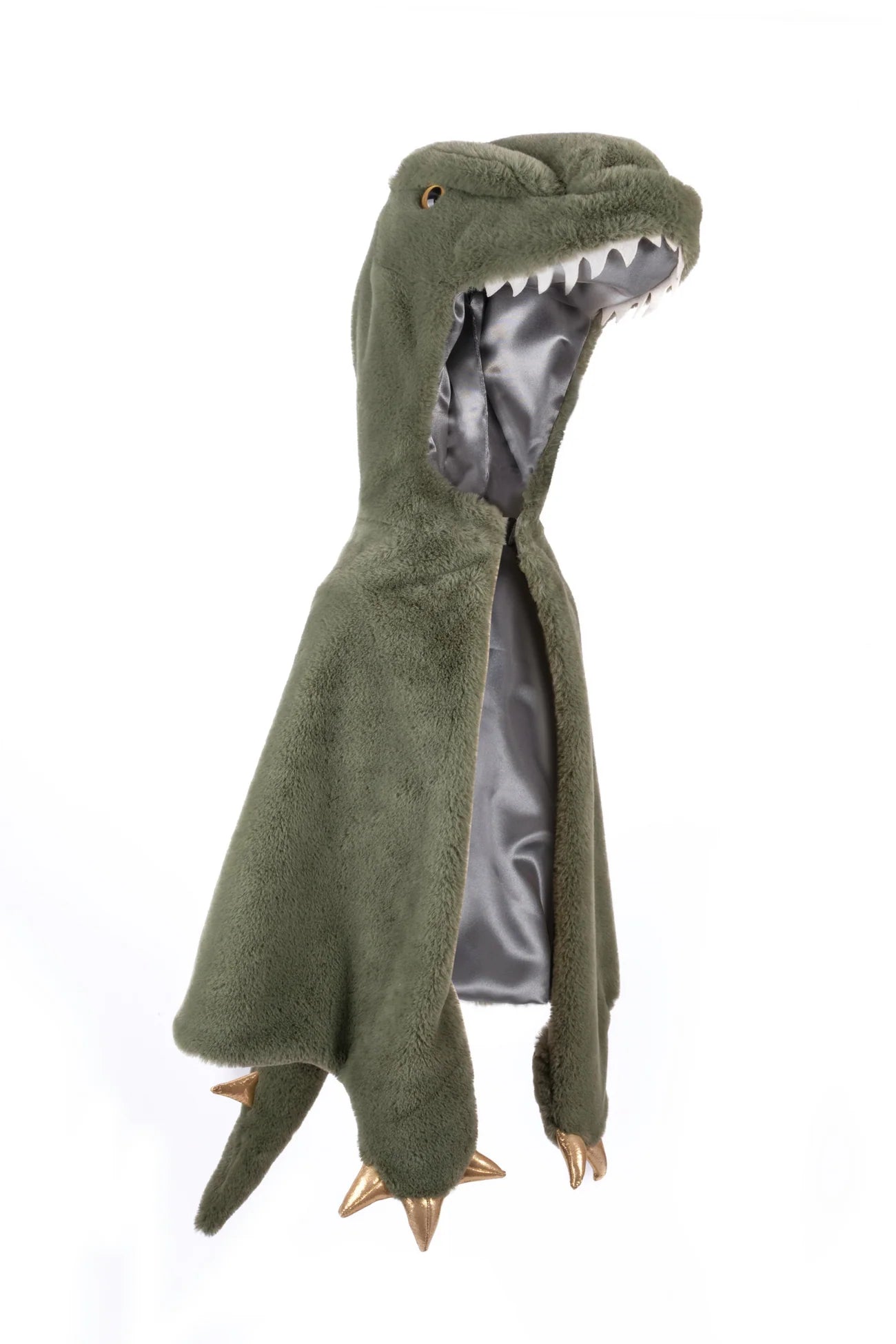 T-Rex Cuddle Cape, Green, 5-6
