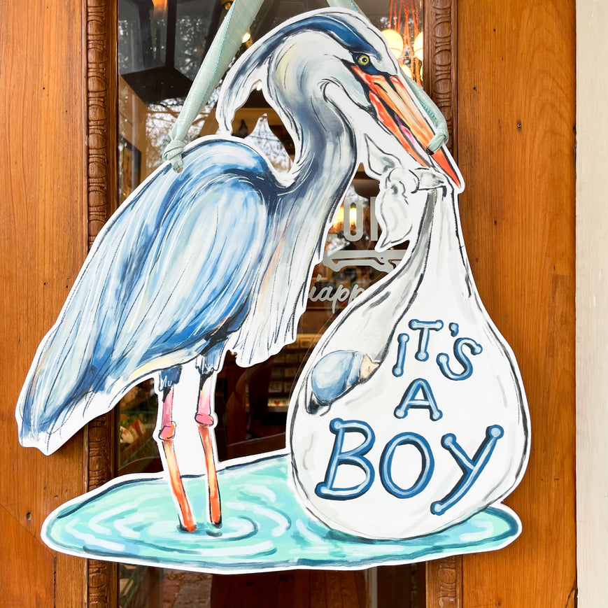 It's A Boy Door Hanger