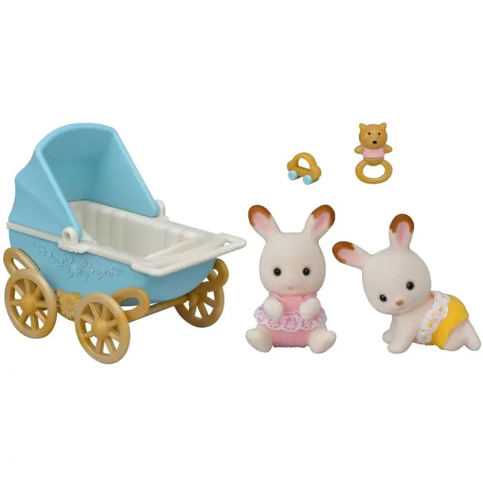 Calico Critters Chocolate Rabbit Twins