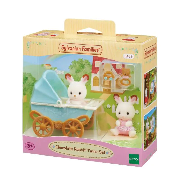 Calico Critters Chocolate Rabbit Twins