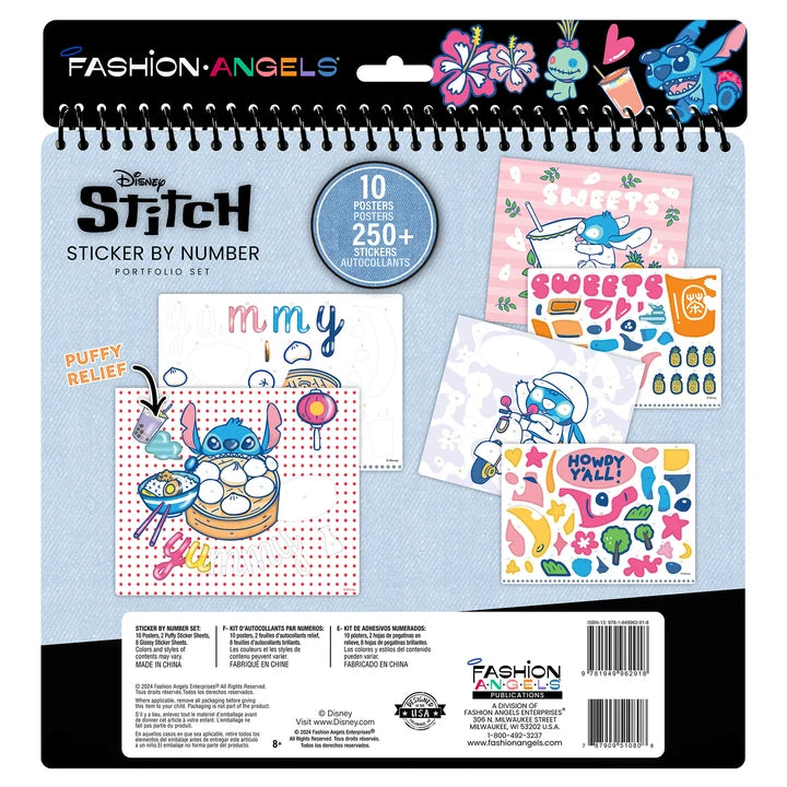 Stitch Sticker By Number Portfolio
