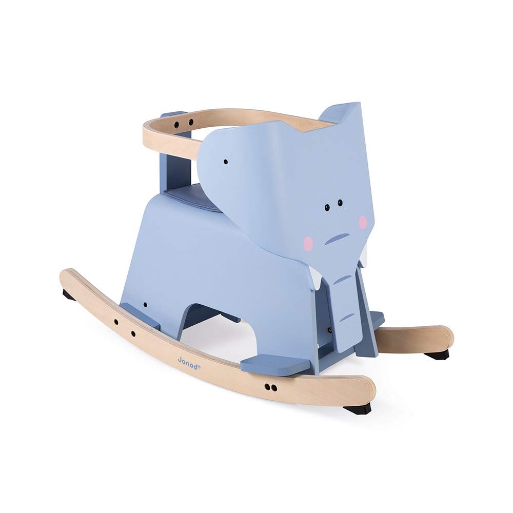 Rocking Elephant with Removable Support