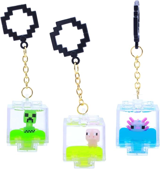 Minecraft Tsunameez Keychain Figure