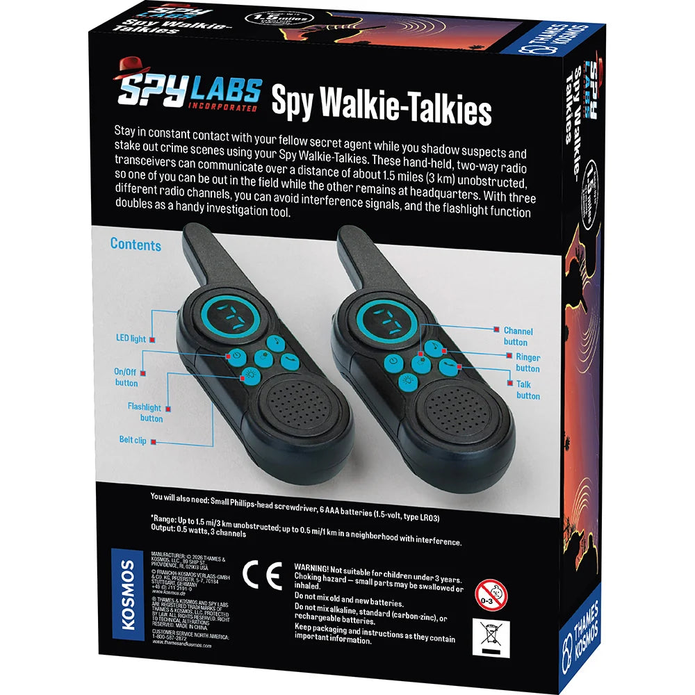 Spy Labs: Spy Walkie Talkies 2.0
