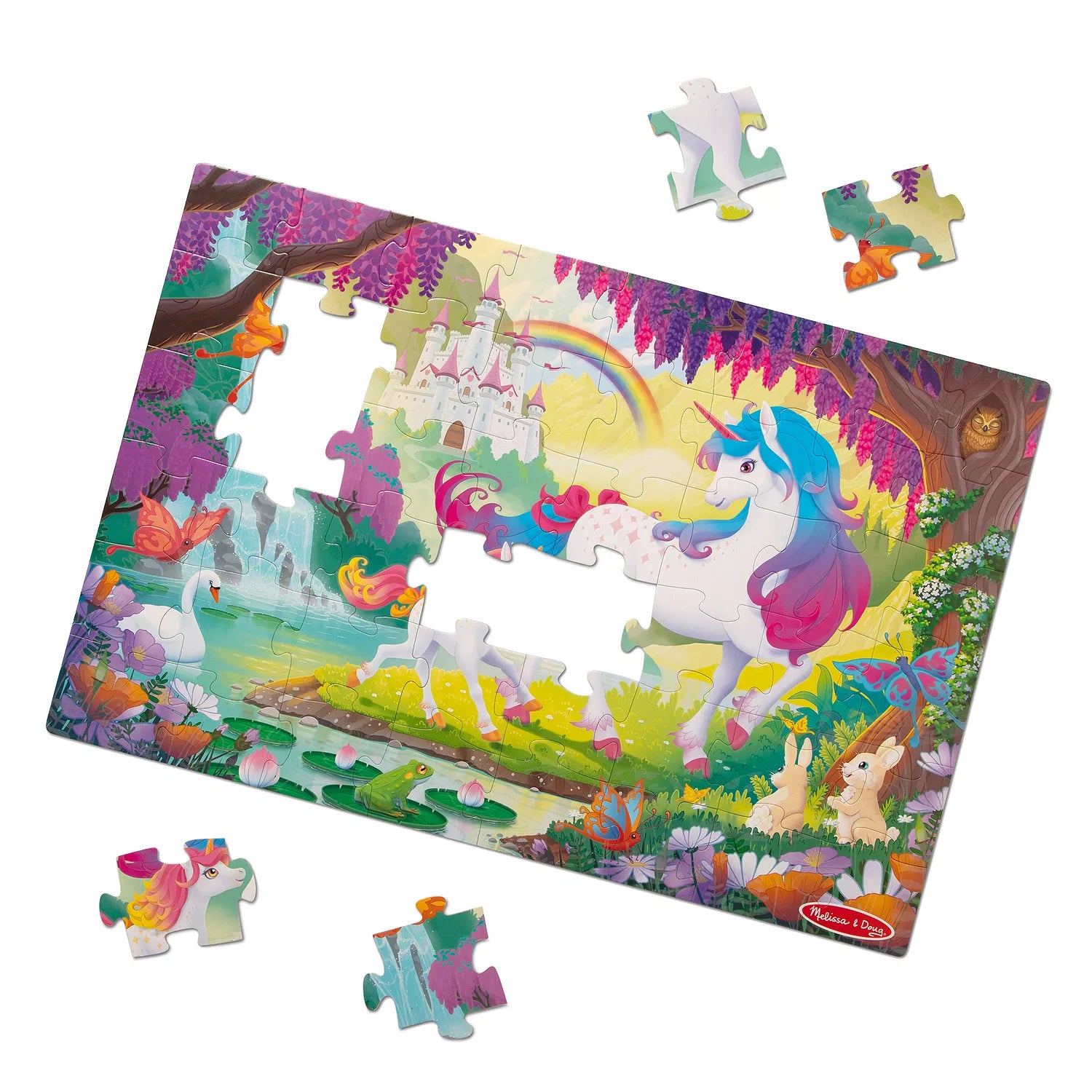 Glow in Dark Unicorn Floor Puzzle