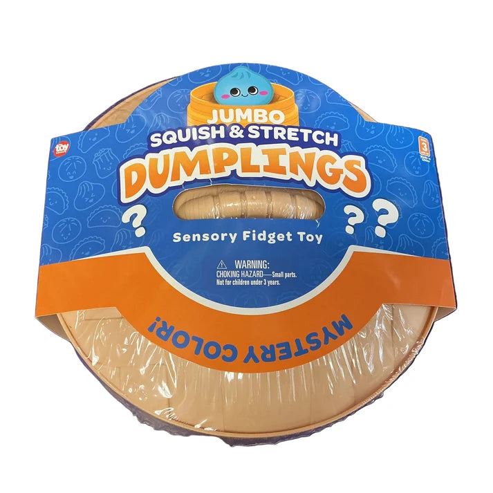 11.75" Jumbo Squish and Stretch Surprise Dumpling (sold individually)