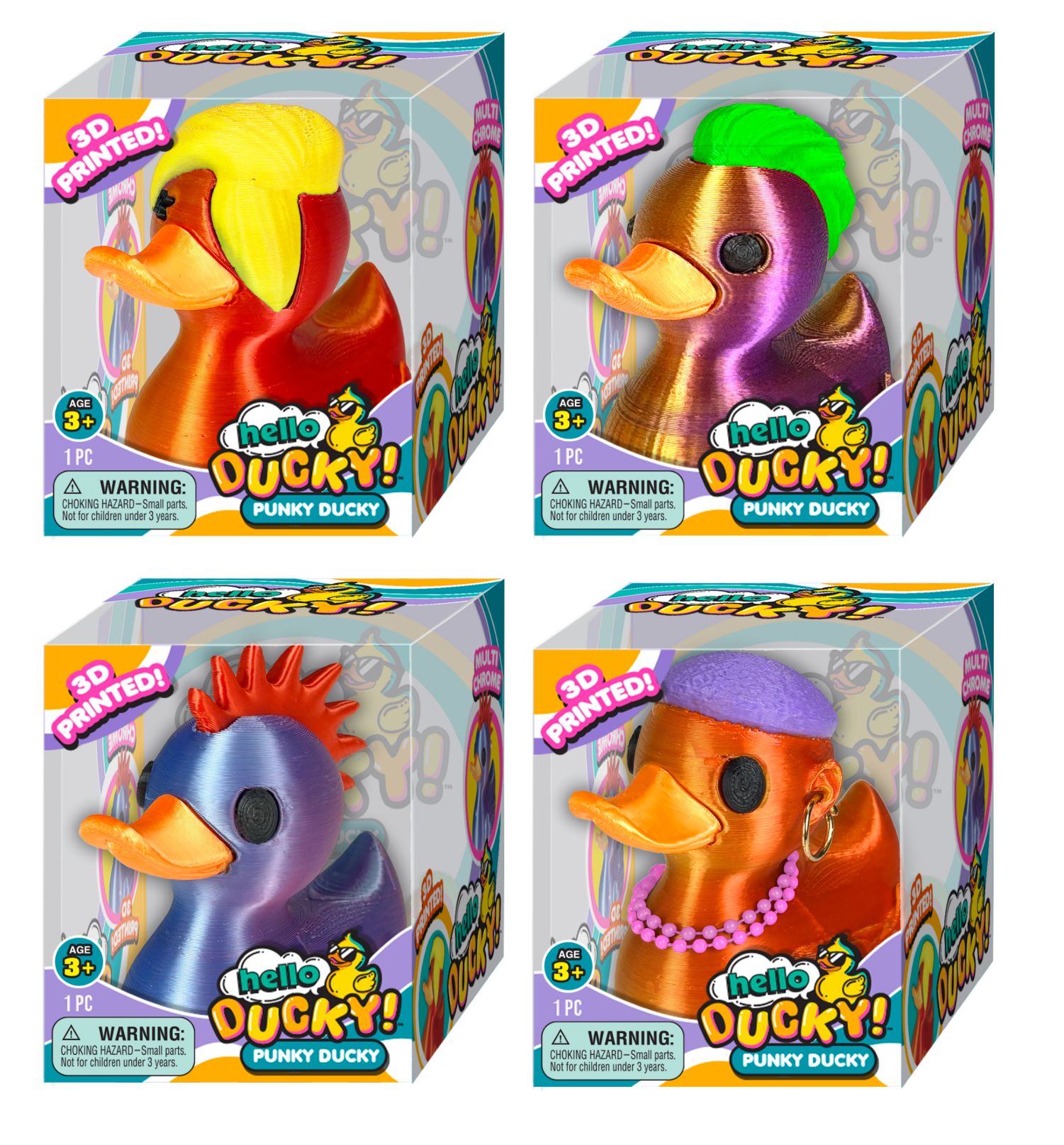 Hello Ducky 6" Punky Ducky