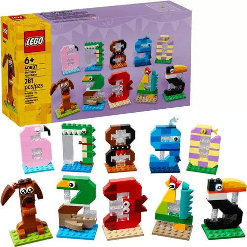 LEGO Birthday Numbers